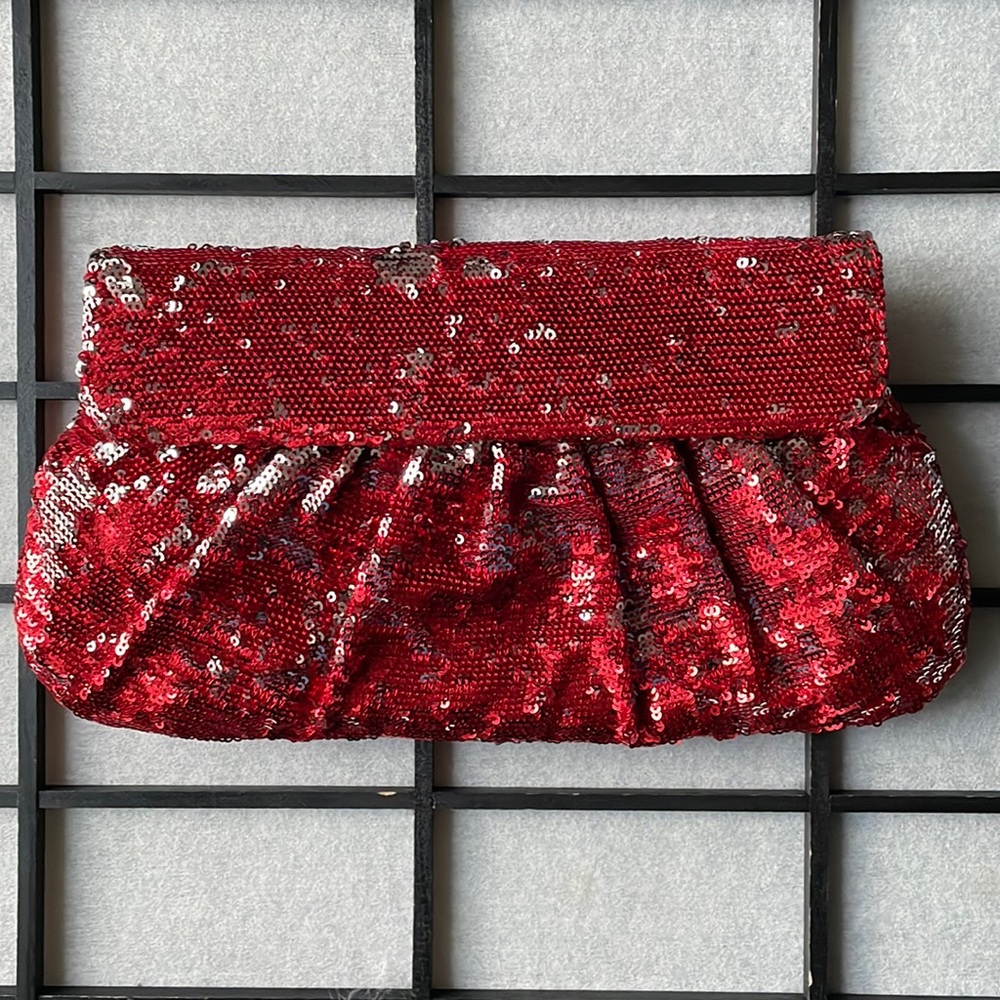 Expressions Nyc. Sequined Clutch Bag - image 1